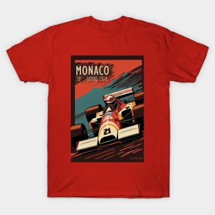 1980 Monaco Grand Prix Travel Poster T-Shirt